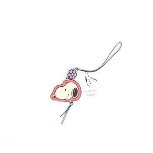 Vera Bradley Peanuts Snoopy Bag Charm NWT